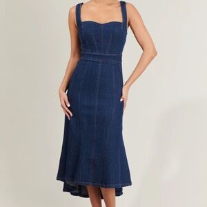 sugarlips jean denim dress